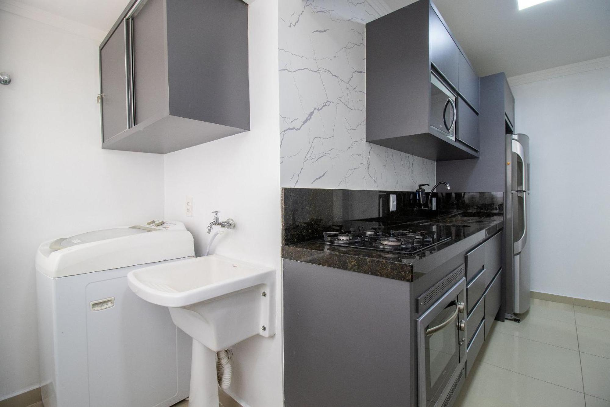 Bk34 - 2 Dorm Climatizados, Prox Calcadao, Garagem Apartamento
